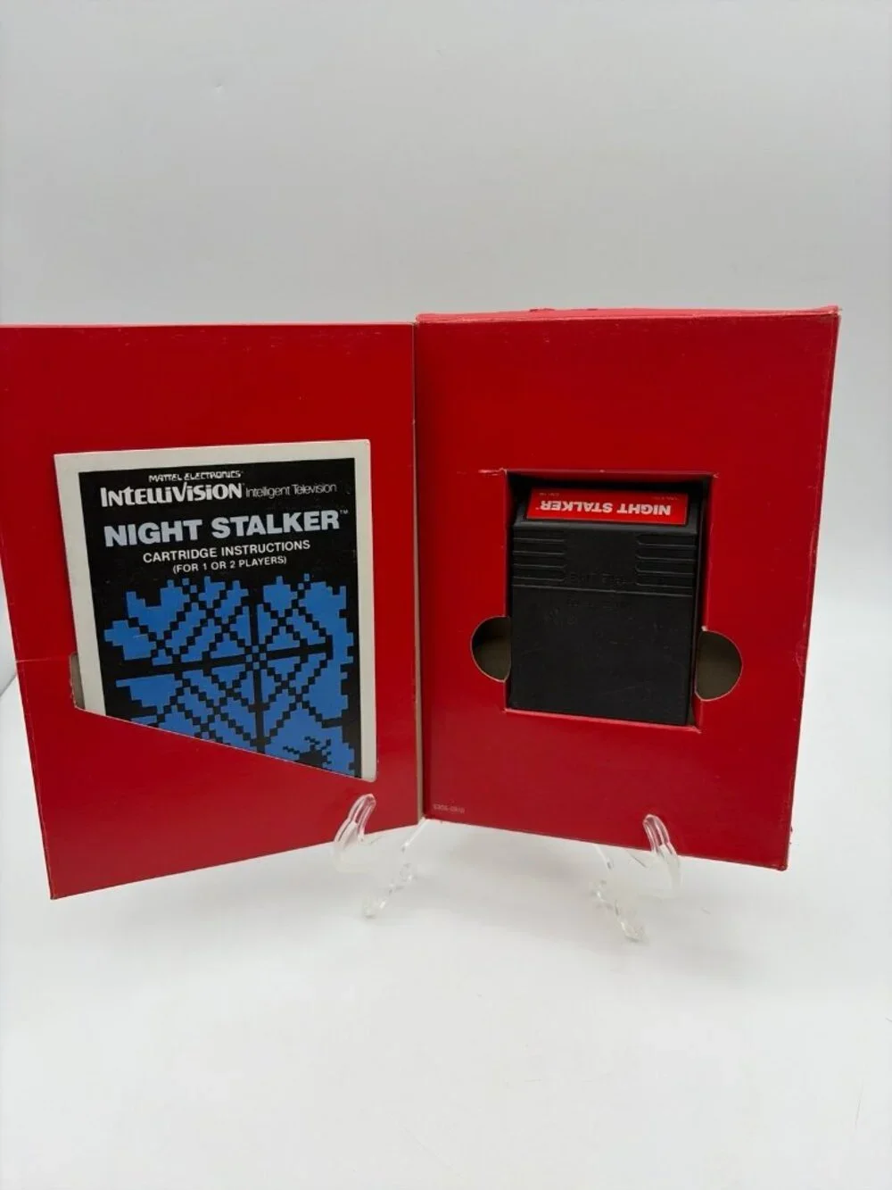 Night Stalker (Mattel Intellivision, 1982) Game Box and Manual Only Tested Works
